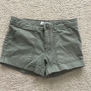 Green shorts